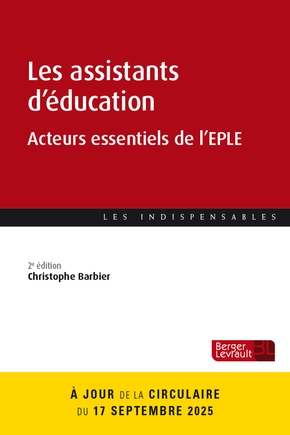 Couverture de Les assistants d'éducation (2e éd.)